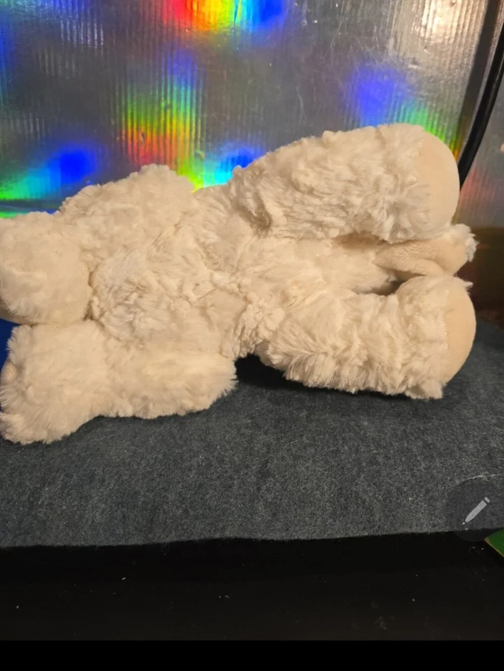 7226 Nat and Jules Plush Lamb Blue Blanket 